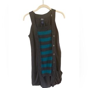 Asphalt Gray Textured Cardigan